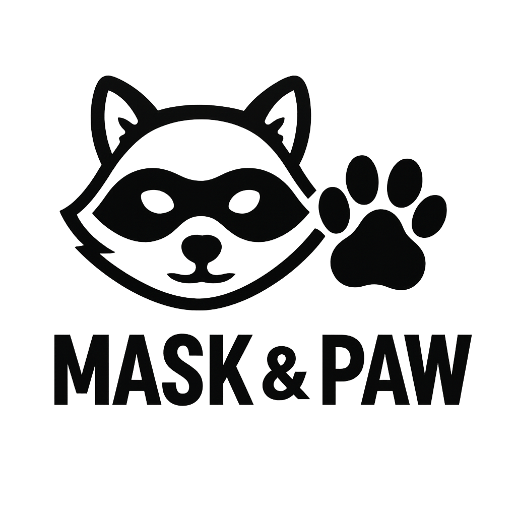 Mask & Paw Logo